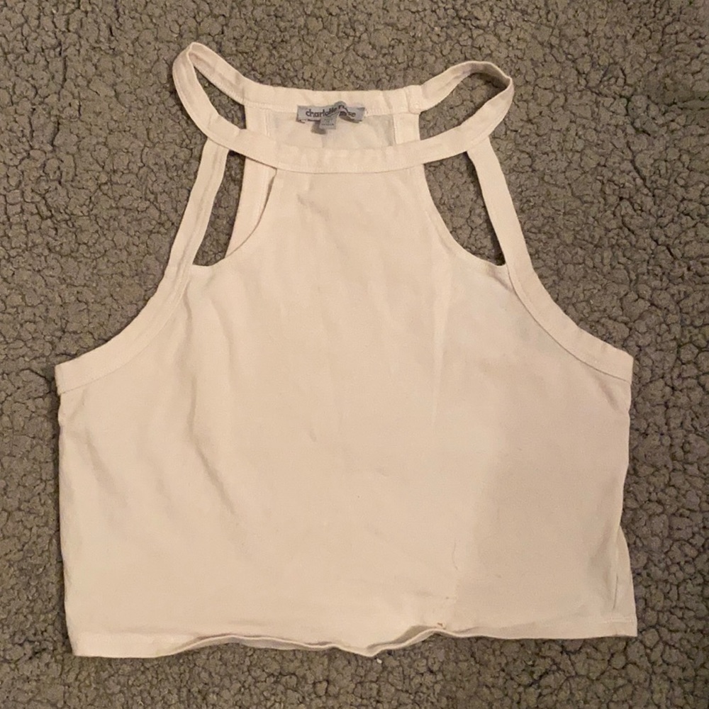 White Crop Top 🤍